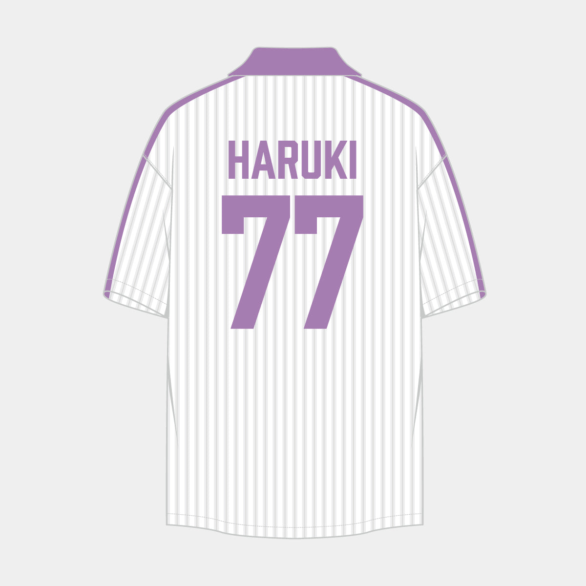 背番号ネームサッカーシャツ